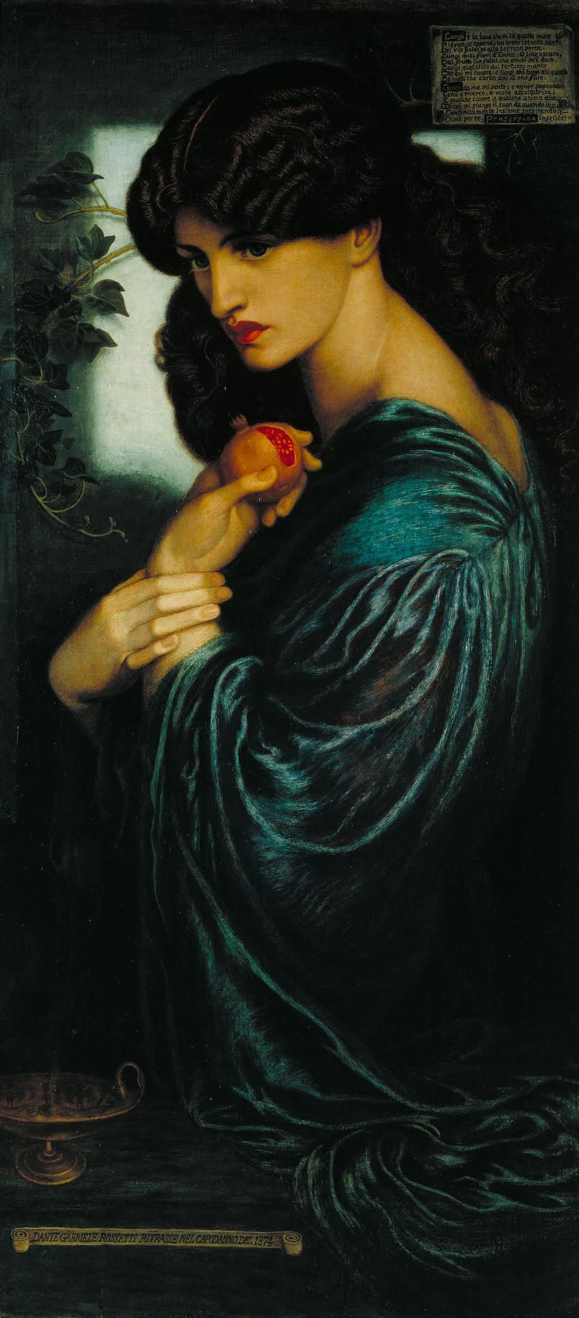 844px dante gabriel rossetti proserpine google art project