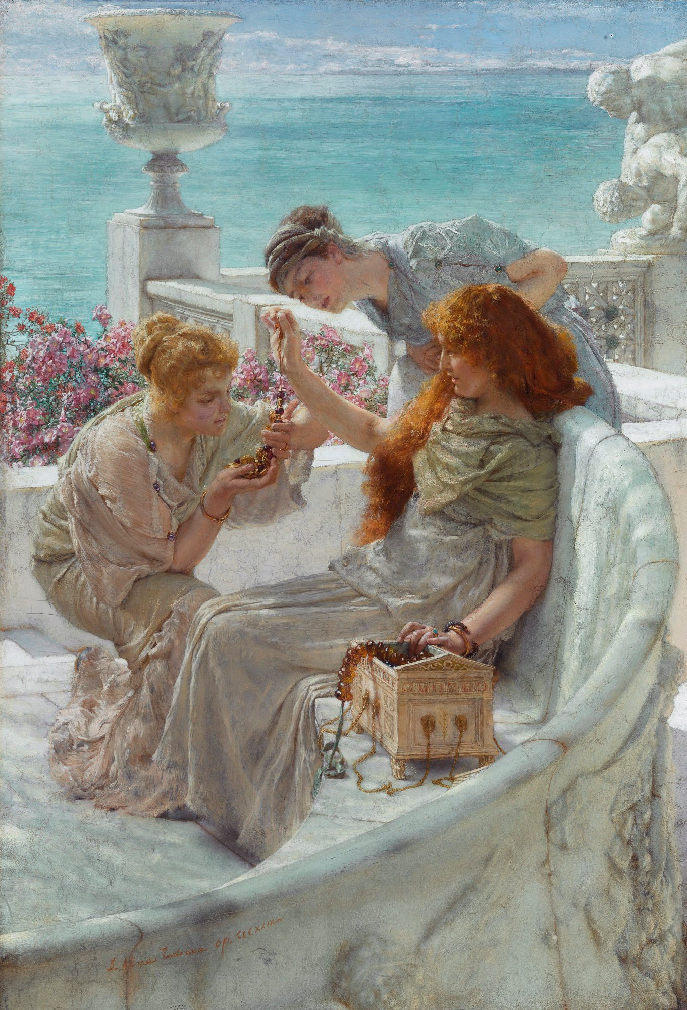 a kiss, by lawrence alma tadema